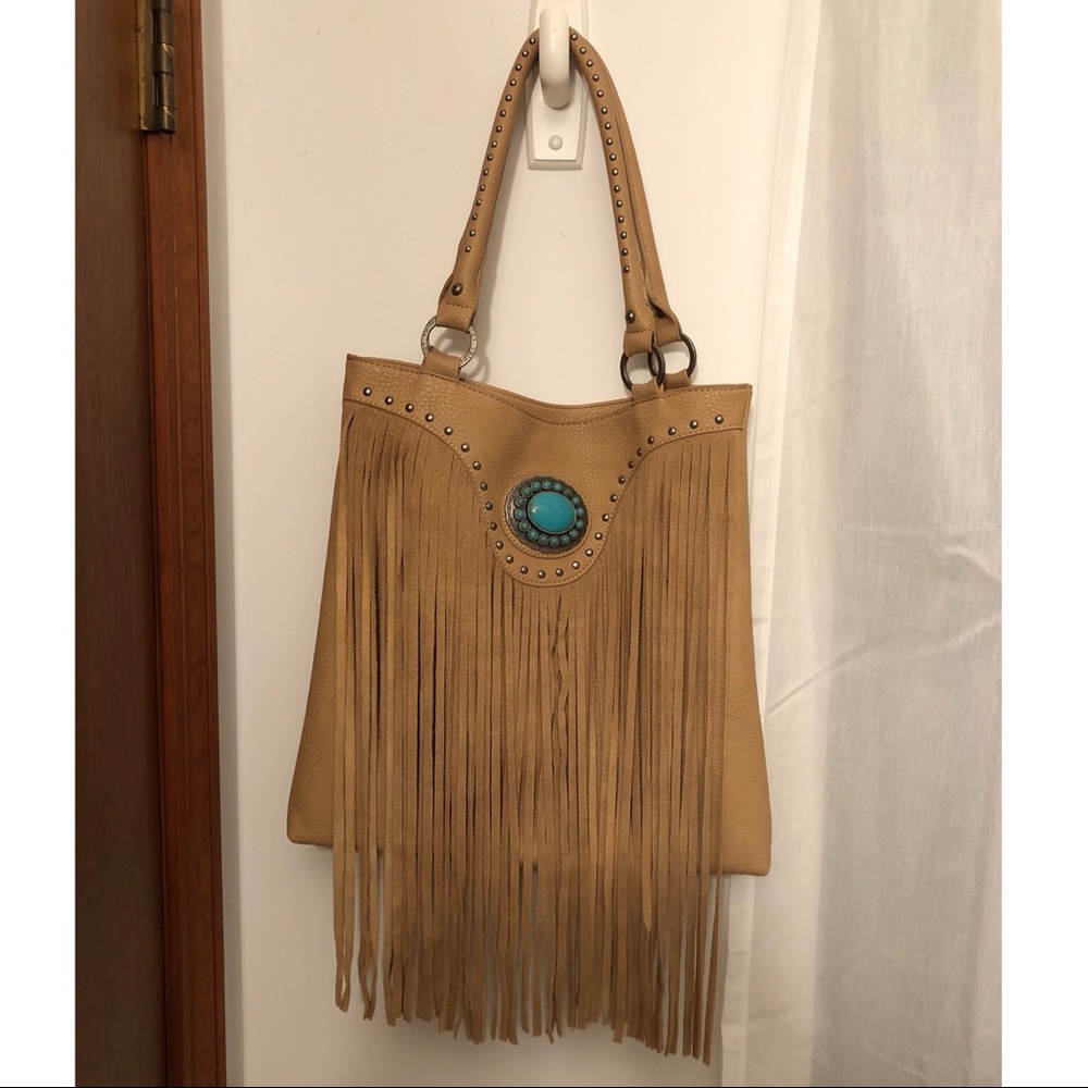 Trinity Ranch by Montana West Suede Fringe Bag